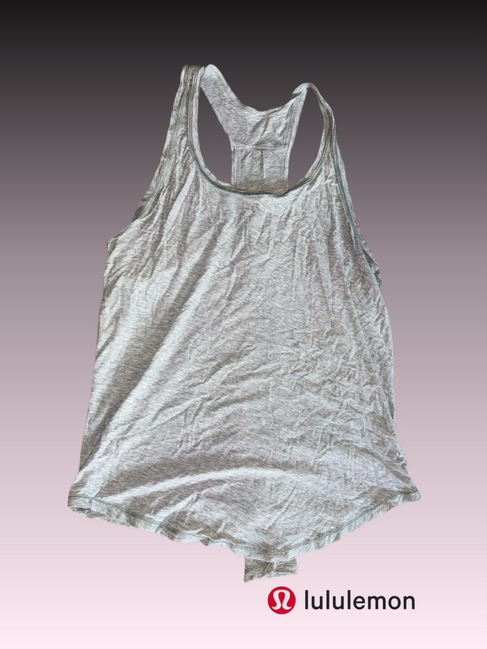 lululemon athletica Light gray love  Tank 8